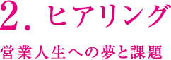 2.ヒアリング